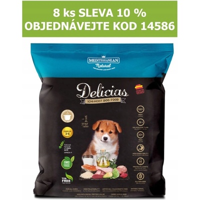 Delicias Dog Puppy Soft poloměkké 0,8 kg