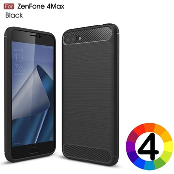 Image 1 of ASUS ZenFone 4 Max ZC520KL Удароустойчив Carbon Fiber Калъф и Протектор