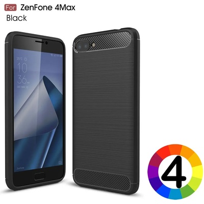 ASUS ZenFone 4 Max ZC520KL Удароустойчив Carbon Fiber Калъф и Протектор