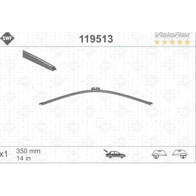 SWF Visioflex Rear 350 mm 119513