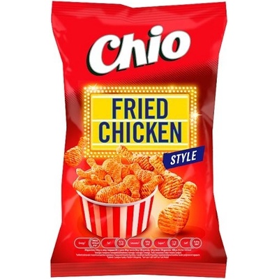 Chio Fried Chicken Style smažený bramborový snack s příchutí pečené kuře 65 g