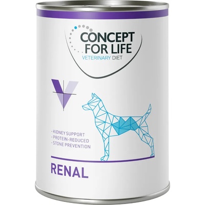 Concept for Life 12х400г Renal Concept For Life Veterinary Diet, консервирана храна за кучета