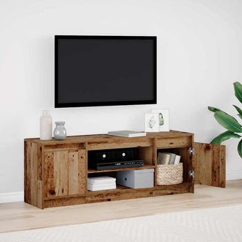 vidaXL ТВ Единици Кафяво 139, 5 x 34 x 50 см Инженерно дърво (869239)