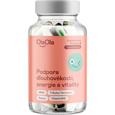 OlaOla Podpora Dlhovekosti, energie a vitality 30 kapsúl
