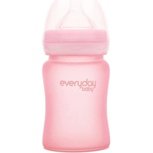 Everyday Baby Láhev sklo senzor pink 150ml