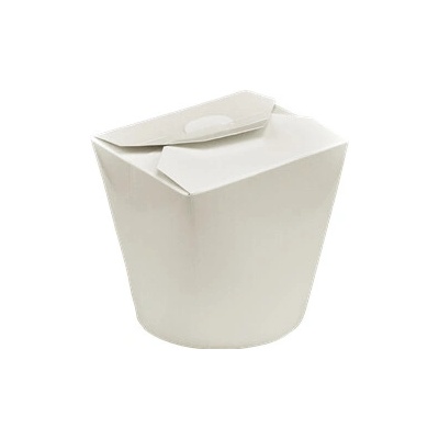 ECOFOL Papírový box na jídlo 450 ml bílý bal/50 ks