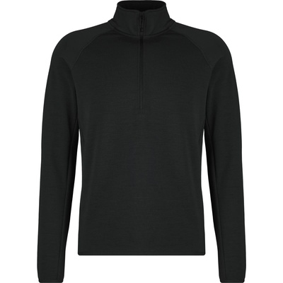 Heber Peak Мъжки вълнен пуловер Heber peak MerinoBlend SaplingHe. Half Zip Jumper - Black (005-5609-0112)