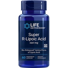 Life Extension Super R-Lipoic Acid kyselina R-lipoová 60 kapsúl