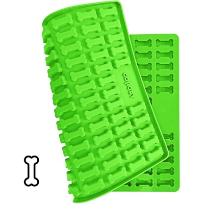 Collory silikónová forma na pamlsky Kosti 3,2cm zelená