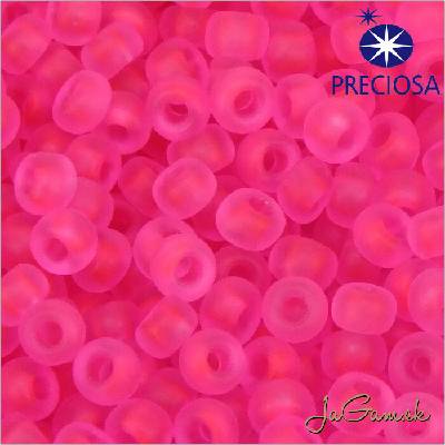 Rokajl Preciosa 6/0 ružová priehľadná NEON 10g (16005_6)
