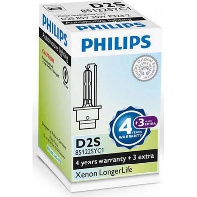 PHILIPS LONG LIFE WARRANTY D2S 85122SYC1 85V 35W