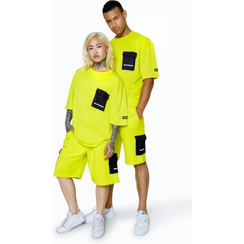 Image 1 of Hype Поларени къси панталони Hype Men's Fleece Jogger Shorts - Yellow