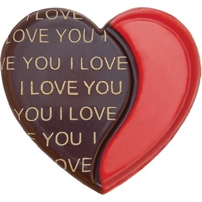 3D Čokoládové srdce I love you 10ks