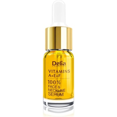Delia Cosmetics Professional Face Care Vitamins A+E+F серум против бръчки за лице и деколте 10ml
