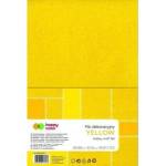 GDD Decorative felt yellow 10pcs HAPPY COLOR