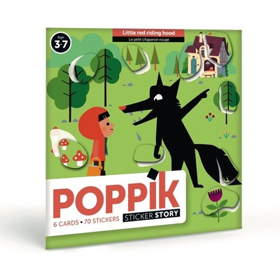POPPIK Приказни стикери poppik - Червената шапчица (poc005)