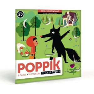 POPPIK Приказни стикери poppik - Червената шапчица (poc005)