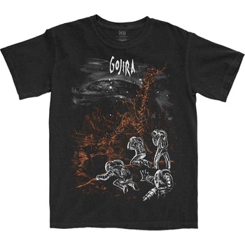 Gojira Eiffel Falls Black 2XL Риза (GOJTS08MB05)