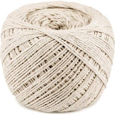 Bavlněná příze macrame Ø2-2,5 mm rozčesávací, střední, 18 ecru