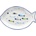 Tognana Плато за сервиране TOGNANA Relief Aquatic, форма на риба, 26.5см (RE1PI046030A)