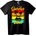 NOONEBRAND Тениска Летни настроения на плажа - 2XL, Black