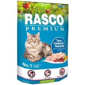 Rasco Храна Rasco Premium Sterilized риба тон с червена боровинка и настурция 0, 4 кг (1703-10392)