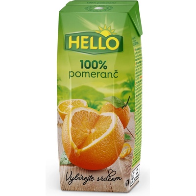 Hello Šťáva pomeranč 250 ml