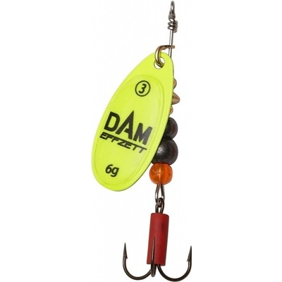 DAM Blyskače Effzett Fluo Spinner Yellow veľ.1 3g