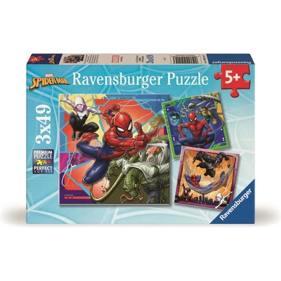 Ravensburger - Puzzle 3x49 Marvel: Spider-Man - 40 - 99 piese