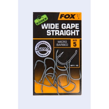Fox Edges Wide Gape Straight Hooks vel.4 10 ks