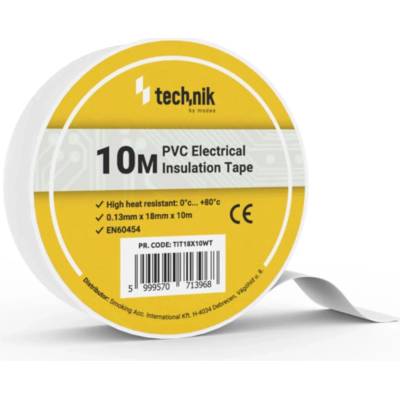 Technik izolačná páska 0,13 mm x 18 mm x 10 m biela