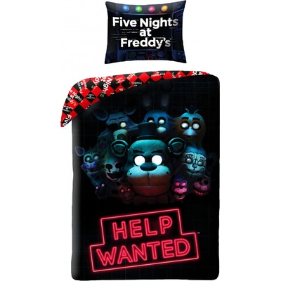 Halantex Obliečky Five night's at Freddy's Help Wanted FNAF-0099BL 140x200 70x90