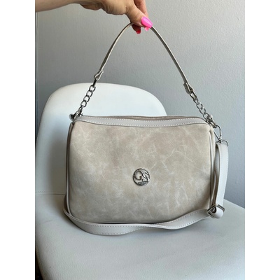 Grosso Béžová kabelka na rameno/crossbody GS-3912-dark beige