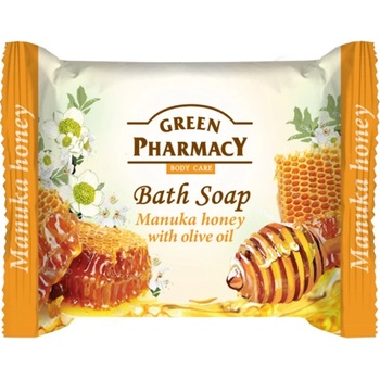 Green Pharmacy Manuka honey s olivovým olejom toaletne mydlo 100 g