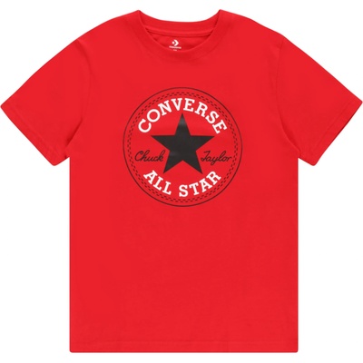 Converse Тениска 'chuck' червено, размер 128-140