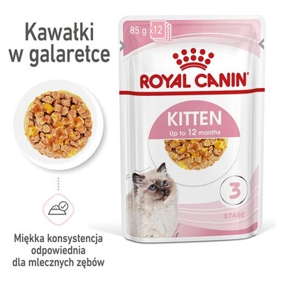 Royal Canin Kitten v želé 48 x 85 g