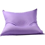 Pufrelax Пуф Голяма възглавница, 350л. , Magic Pillow - Panama Liliac, Перящ се калъф, Водоустойчив, Пълнеж от Полистиролни перли