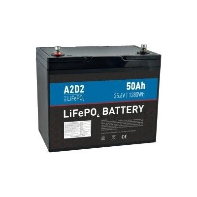 A2D2 LiFePO4 25,6V 50Ah LFA2-24V050C10-M8B2 originálne