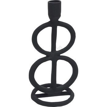 EGLO 422022 - Свещник NUMAZU 23x15, 5 см черен (EG422022)