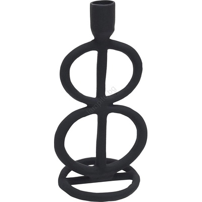 EGLO 422022 - Свещник NUMAZU 23x15, 5 см черен (EG422022)