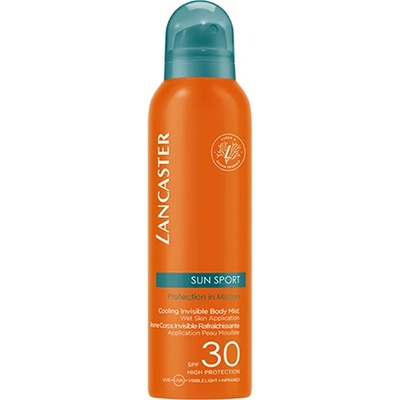 Lancaster Sun Sport Cooling Invisible Mist слънцезащитен спрей за лице и тяло spf 30 унисекс 200 мл