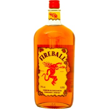 Fireball Cinnamon Liqueur 1 l (čistá fľaša)