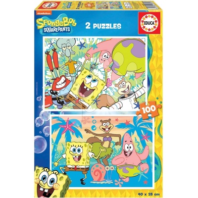 Educa Bob Esponja 2x100 dielov