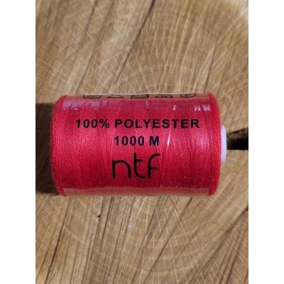 Polyesterové nitě NTF 40/2 1000 m 572 červená