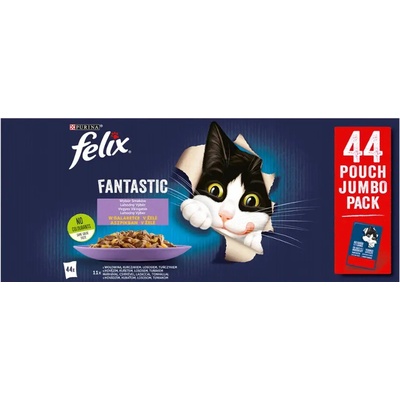 Felix Kapsička pro kočky Fantastic mixovaný výběr multipack 44 x 85 g