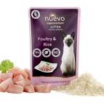 nuevo Капсула NUEVO CAT Kitten Птица и Ориз 85 г