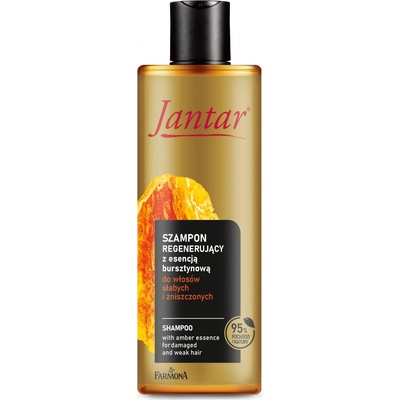 Jantar regenerační šampon s jantarovou esencí pro slabé a poškozené vlasy 300 ml