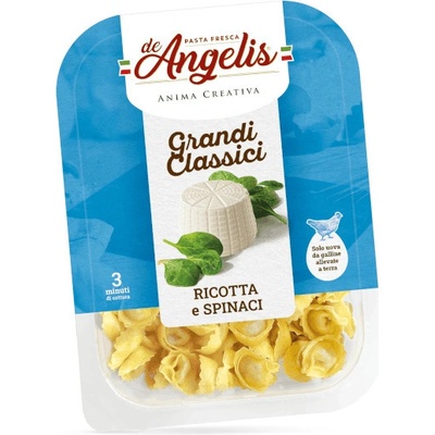 De Angelis Gran Tortello plněné ricottou a špenátem 8 x 250 g