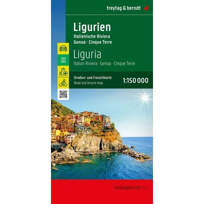 Ligurie 1:150 000 / silniční a rekreační mapa