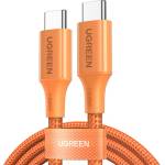 UGREEN L502 кабел за данни Type-C - Type-C, 100cm, NARANSSÁRGA (95493)